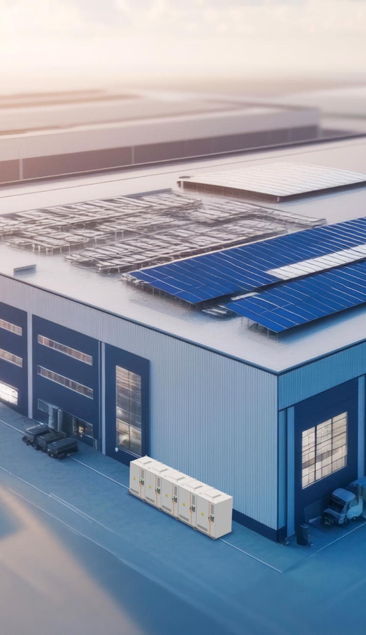 Solax C&I Solutions banner displayed on a mobile screen